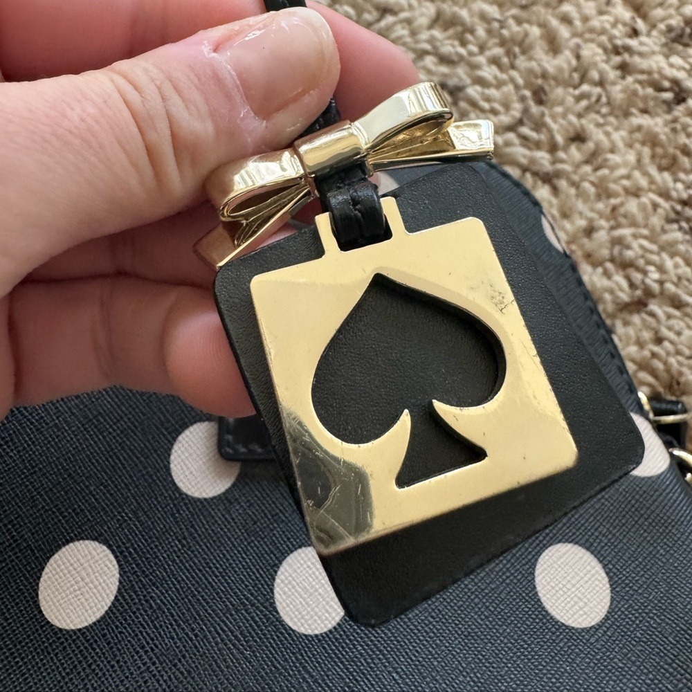 Kate Spade Handle‎ Bag, Black White Polka Dot - Picture 3 of 16